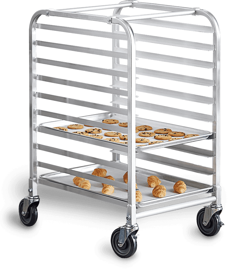 Aluminum pan racks