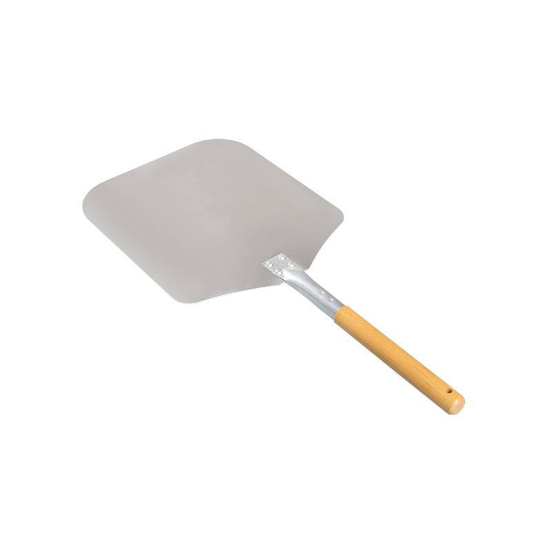 Alumimum pizza peels with wood handle