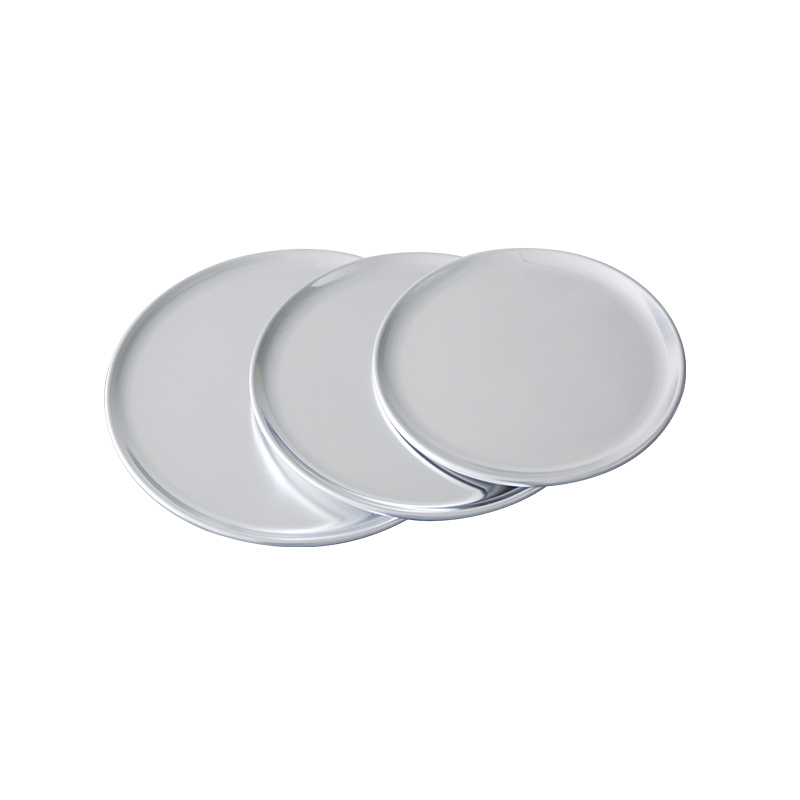 16-Inch Restaurant-Grade Aluminum Pizza Pan Coupe Style